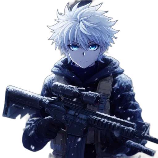 weapon, animal, staff, face transparent PNG cut-out