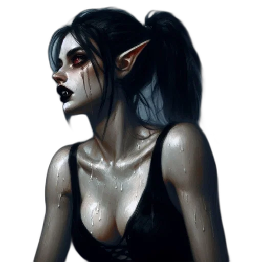face, fantasy art, concept art, photorealistic transparent PNG cut-out