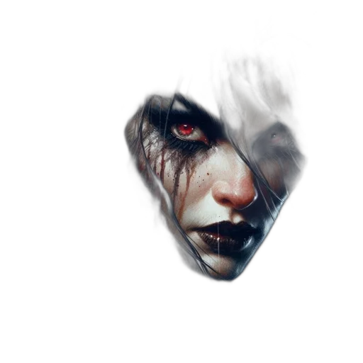 mask, face, creature, weapon transparent PNG cut-out