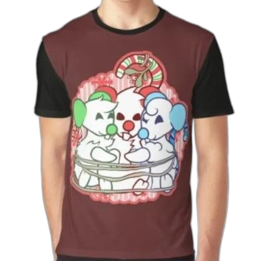 festive, graphic, t-shirt, features transparent PNG cut-out