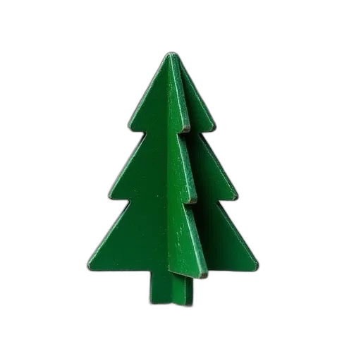 tree, staff, 3d render, green transparent PNG cut-out