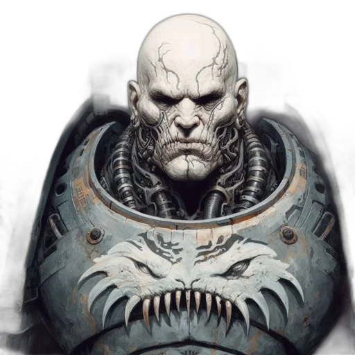 face, creature, mask, robot transparent PNG cut-out