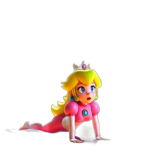 crown, dress, staff, creature transparent PNG cut-out