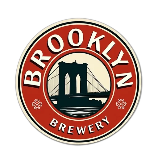 brooklyn, brewery, logo transparent PNG cut-out