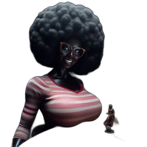 dress, hair, robot, face transparent PNG cut-out