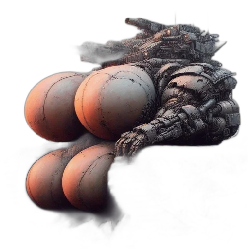 robot, weapon, dragon, creature transparent PNG cut-out
