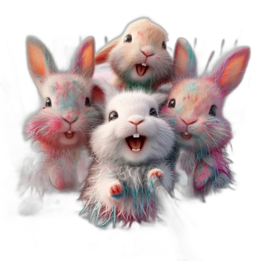 animal, 3d render, concept art, photorealistic transparent PNG cut-out