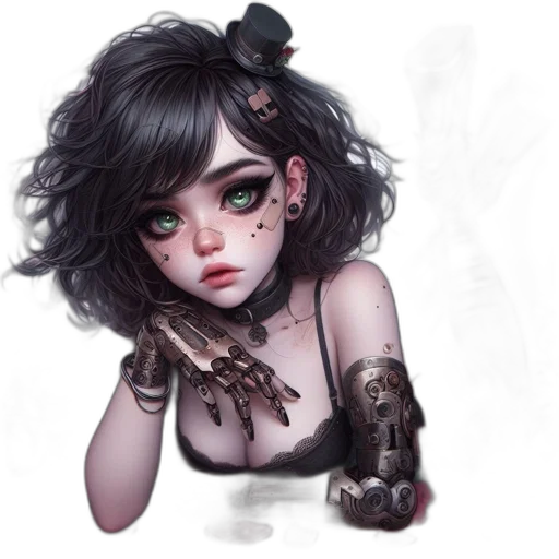 jewelry, robot, creature, mask transparent PNG cut-out