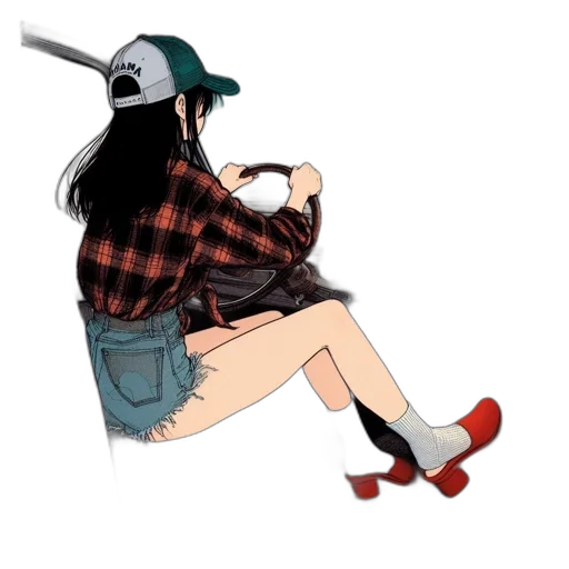 hat, weapon, jacket, shoes transparent PNG cut-out