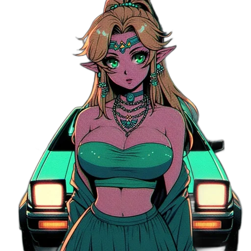 dress, car, mask, jewelry transparent PNG cut-out