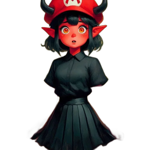 hat, crown, dress, staff transparent PNG cut-out