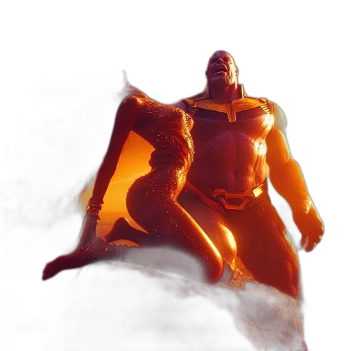 concept art, comic book art, fantasy art, 3d render transparent PNG cut-out