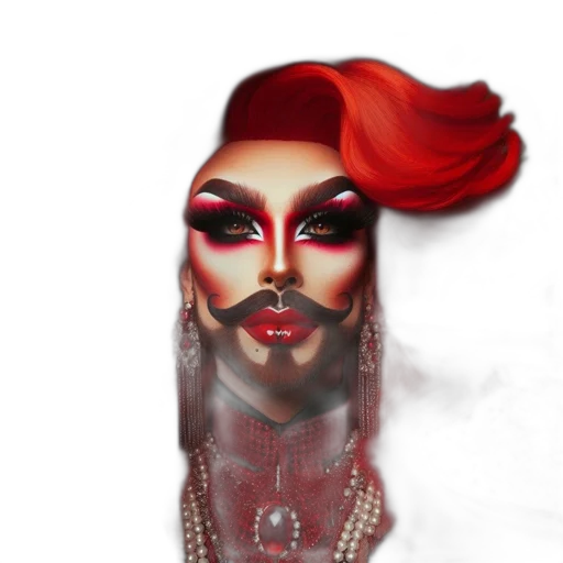 crown, face, hair, mask transparent PNG cut-out