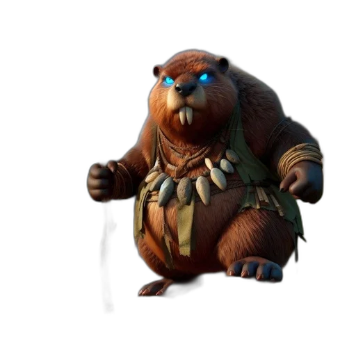 animal, creature, staff, weapon transparent PNG cut-out