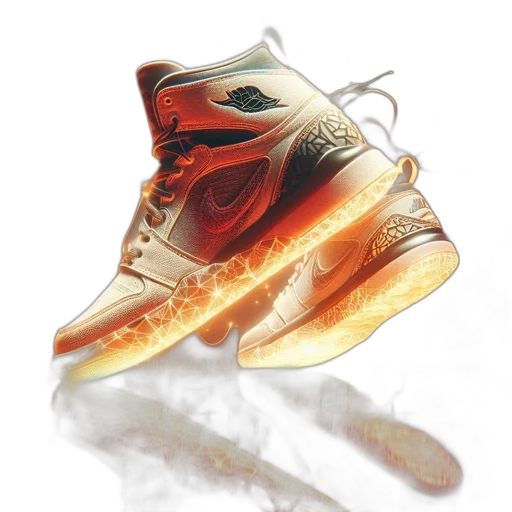 shoes, 3d render, photorealistic, concept art transparent PNG cut-out
