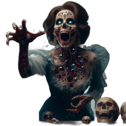 creature, mask, face, jewelry transparent PNG cut-out
