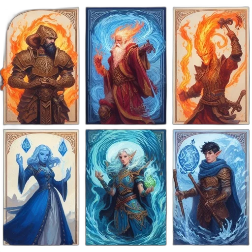 fantasy art, concept art, comic book art, watercolor transparent PNG cut-out