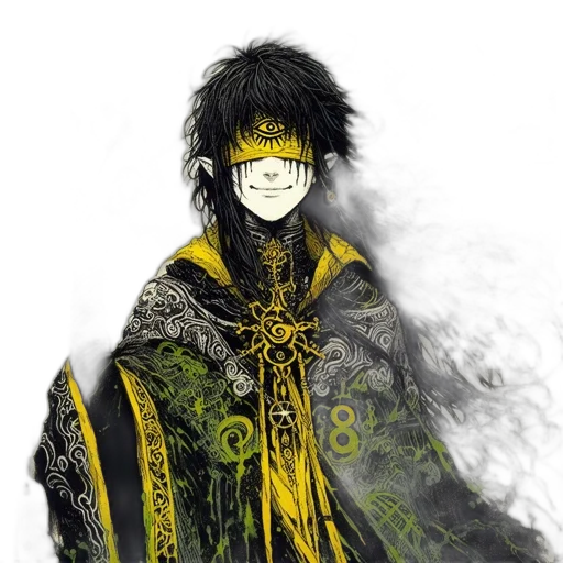 mask, staff, face, dragon transparent PNG cut-out