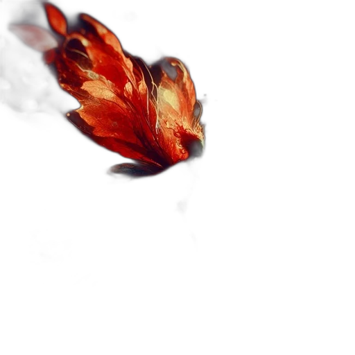 flower, dragon, crown, hair transparent PNG cut-out