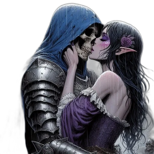 fantasy art, comic book art, concept art, watercolor transparent PNG cut-out
