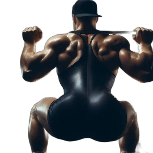 photorealistic, concept art, muscular, man transparent PNG cut-out