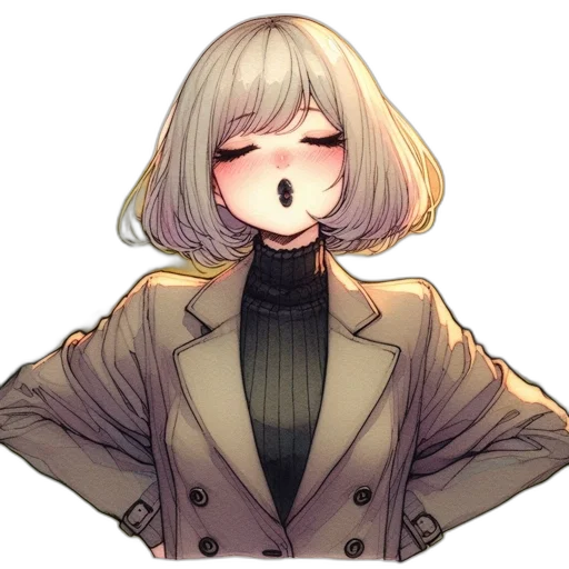 jacket, mask, face, staff transparent PNG cut-out