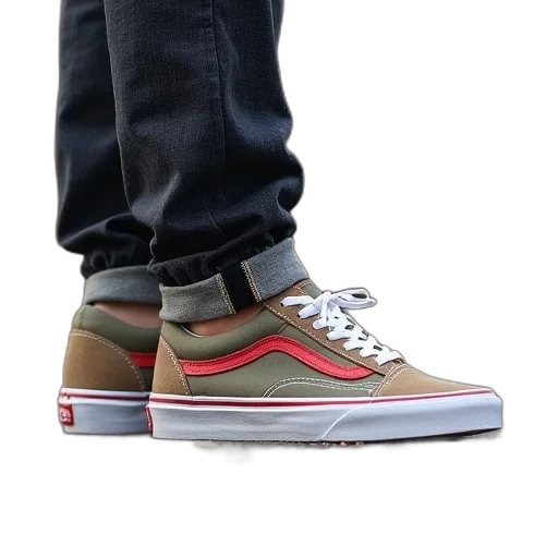 shoes, 3d render, vans, era transparent PNG cut-out