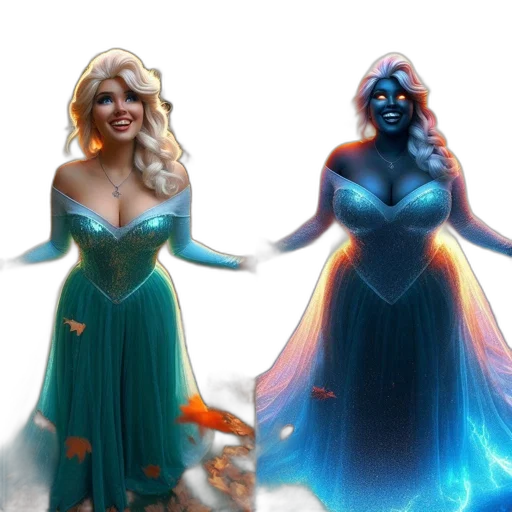 dress, concept art, fantasy art, 3d render transparent PNG cut-out