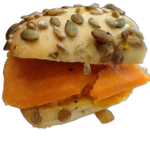 food, crown, sandwich, seeds transparent PNG cut-out