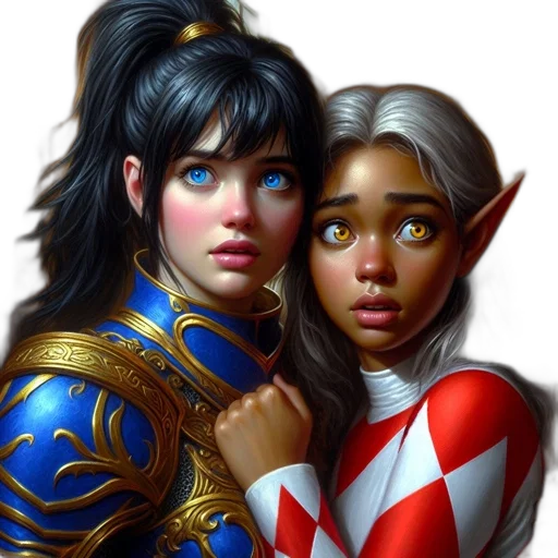 fantasy art, concept art, comic book art, photorealistic transparent PNG cut-out