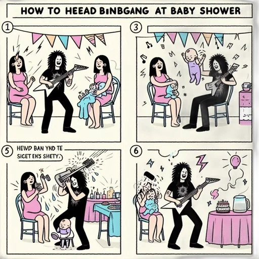 cartoon, comic, strip, titled transparent PNG cut-out