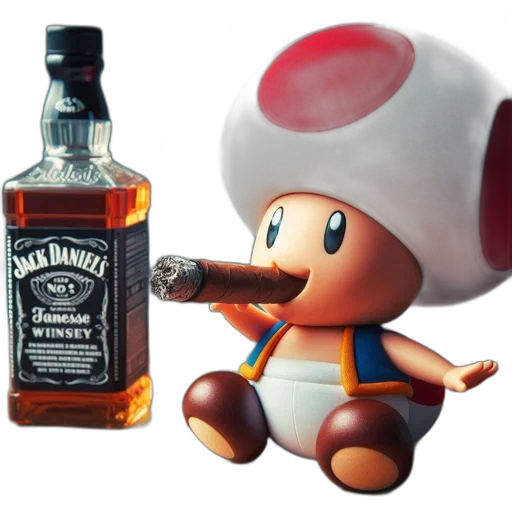bottle, hat, robot, weapon transparent PNG cut-out