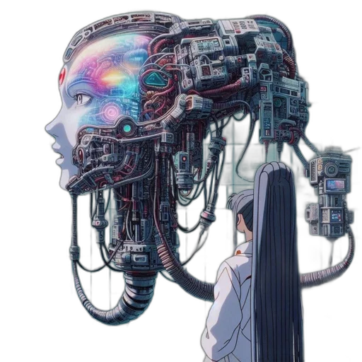 robot, weapon, jacket, creature transparent PNG cut-out