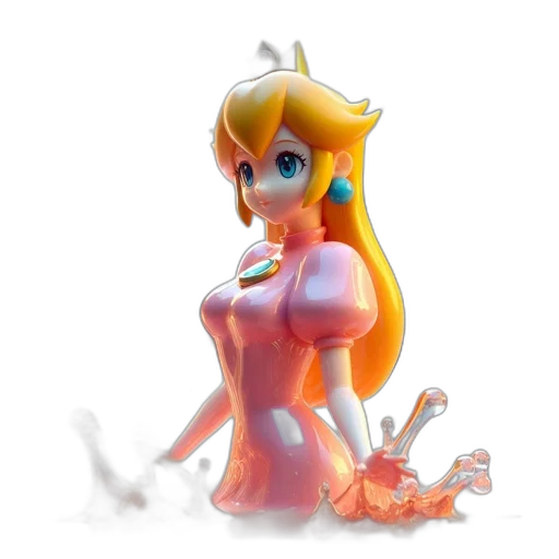 dress, robot, staff, dragon transparent PNG cut-out