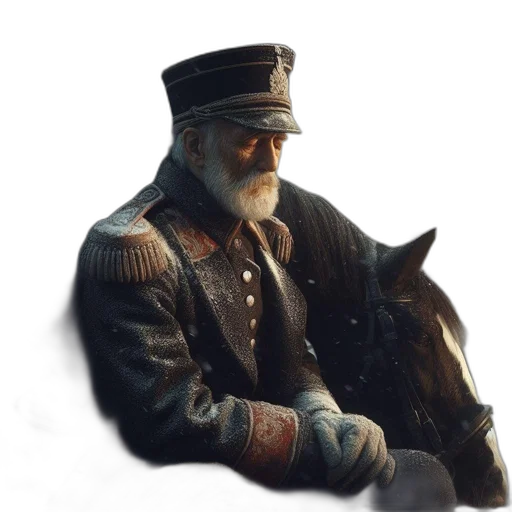 hat, staff, animal, jacket transparent PNG cut-out