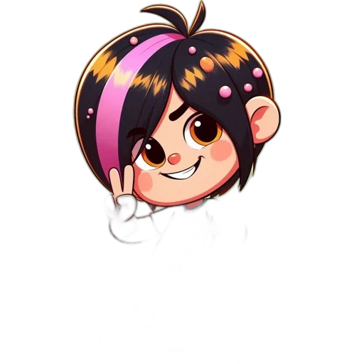 hair, staff, face, anime transparent PNG cut-out