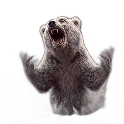 animal, creature, photorealistic, 3d render transparent PNG cut-out