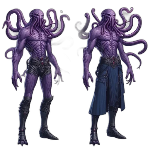creature, concept art, fantasy art, 3d render transparent PNG cut-out