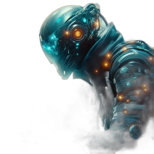 robot, creature, face, mask transparent PNG cut-out