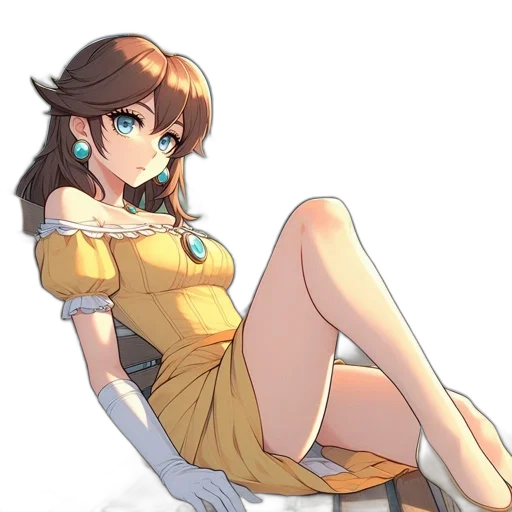 dress, staff, furniture, crown transparent PNG cut-out