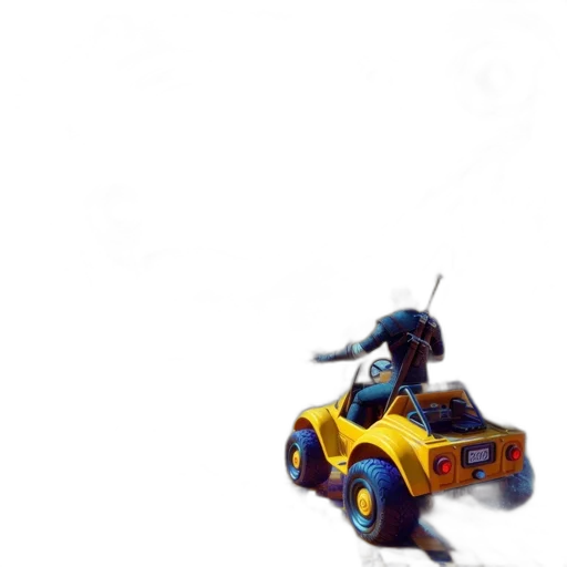 car, robot, animal, weapon transparent PNG cut-out