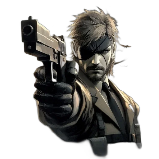 weapon, jacket, concept art, comic book art transparent PNG cut-out
