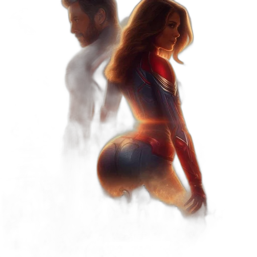 comic book art, concept art, fantasy art, photorealistic transparent PNG cut-out