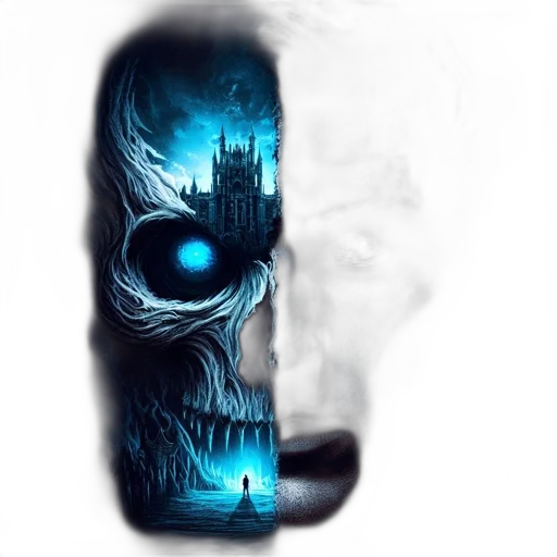 mask, face, concept art, fantasy art transparent PNG cut-out