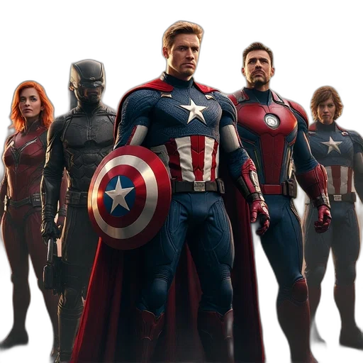 concept art, comic book art, 3d render, marvel transparent PNG cut-out
