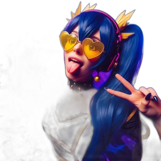 mask, anime, 3d render, concept art transparent PNG cut-out
