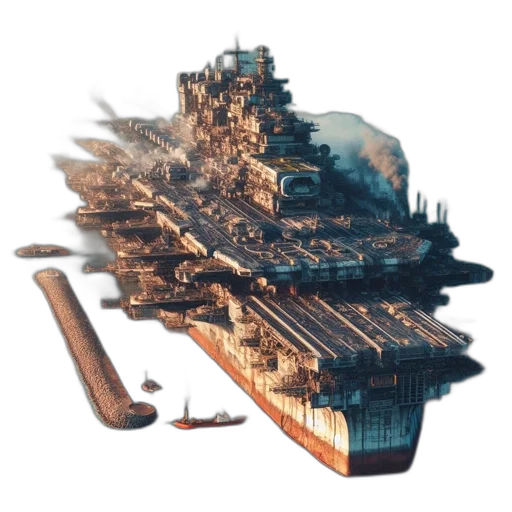 weapon, robot, dragon, crown transparent PNG cut-out