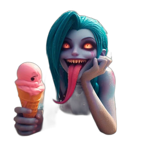 creature, food, face, concept art transparent PNG cut-out