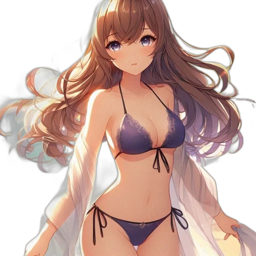 dress, staff, crown, anime transparent PNG cut-out