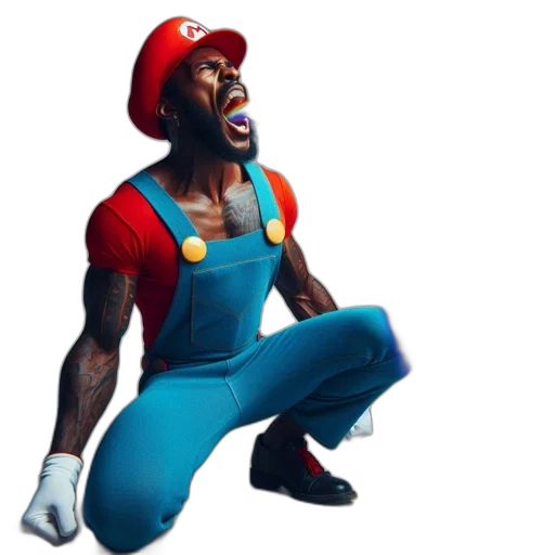 hat, staff, concept art, 3d render transparent PNG cut-out